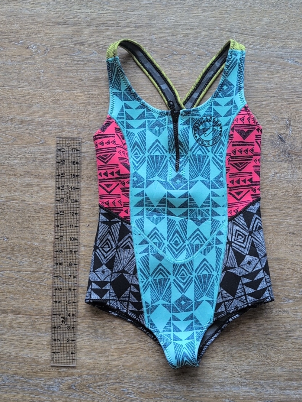 Billabong Open Back Neoprene Surf Suit, Size 4 - Picture 3 of 7